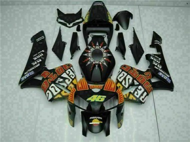 Kit Completo Carenatura Moto ABS CBR 600 RR 05-06 - Nero