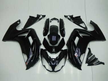 Kit Completo Carenatura Moto ABS EX650 12-16 - Lucido Nero