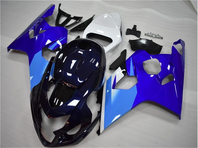 Kit Completo Carenatura Moto ABS GSXR 600 / 750 K4 04-05 - Blu Bianco Kit Completo Carenatura Moto ABS GSXR 600 / 750 K4 04-05 - Blu Bianco