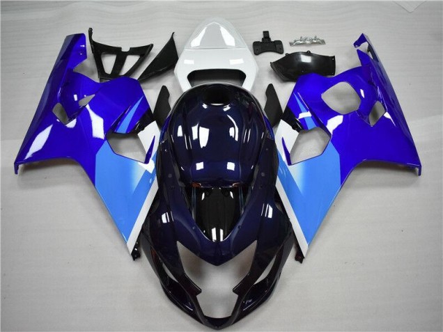 Kit Completo Carenatura Moto ABS GSXR 600 / 750 K4 04-05 - Blu Bianco Kit Completo Carenatura Moto ABS GSXR 600 / 750 K4 04-05 - Blu Bianco