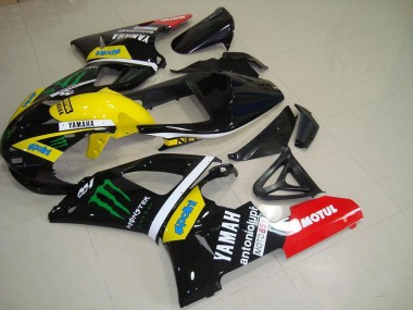 Kit Completo Carenatura Moto ABS R1 00-01 - Giallo Monster