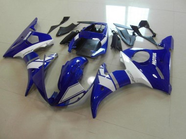 Kit Completo Carenatura Moto ABS R6 03-05 - Blu Bianco