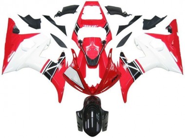 Kit Completo Carenatura Moto ABS R6 03-05 - Rosso Bianco Nero