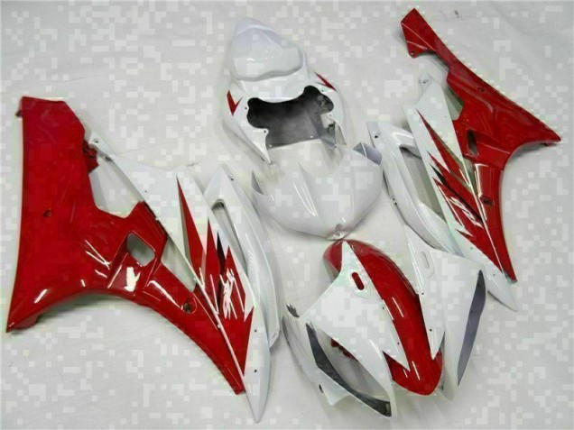 Kit Completo Carenatura Moto ABS R6 06-07 - Rosso Bianco