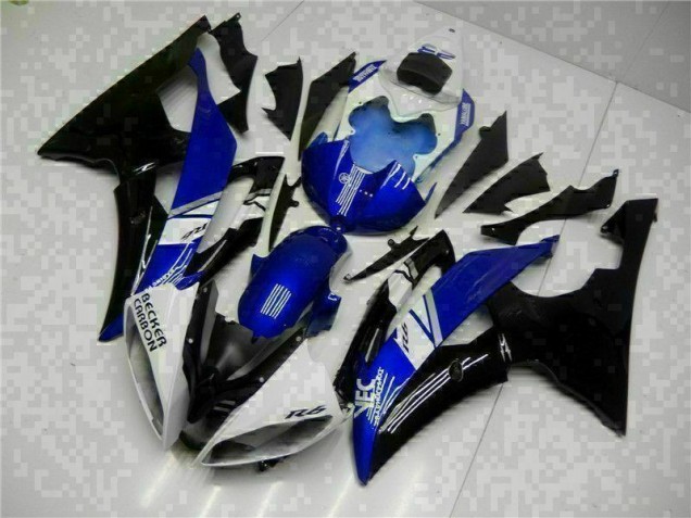 Kit Completo Carenatura Moto ABS R6 08-16 - Blu Nero