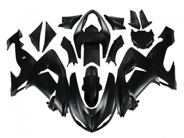 Kit Completo Carenatura Moto ABS ZX10R 06-07 - Nero Opaco