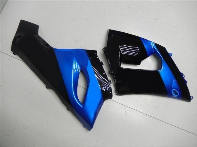 Kit Completo Carenatura Moto ABS ZX6R 05-06 - Blu Nero Kit Completo Carenatura Moto ABS ZX6R 05-06 - Blu Nero