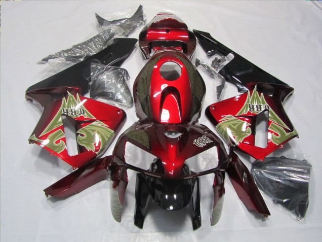 Kits Carenatura Moto CBR 600 RR 05-06 - Nero Rosso Kits Carenatura Moto CBR 600 RR 05-06 - Nero Rosso