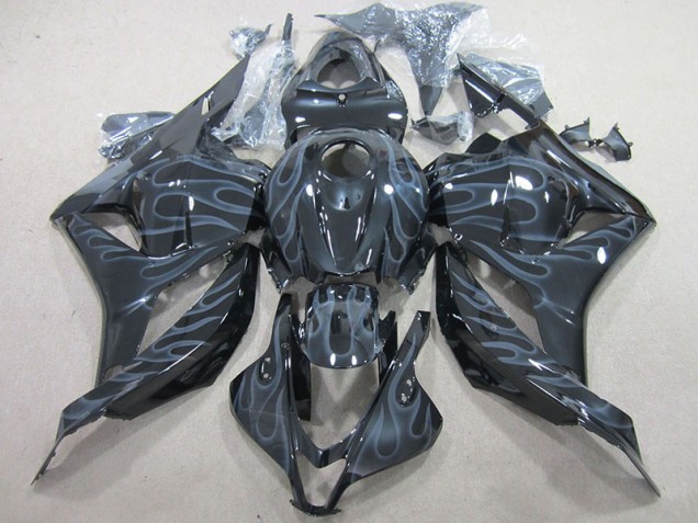 Kits Carenatura Moto CBR 600 RR 09-12 - Nero Argento Fiamma Kits Carenatura Moto CBR 600 RR 09-12 - Nero Argento Fiamma