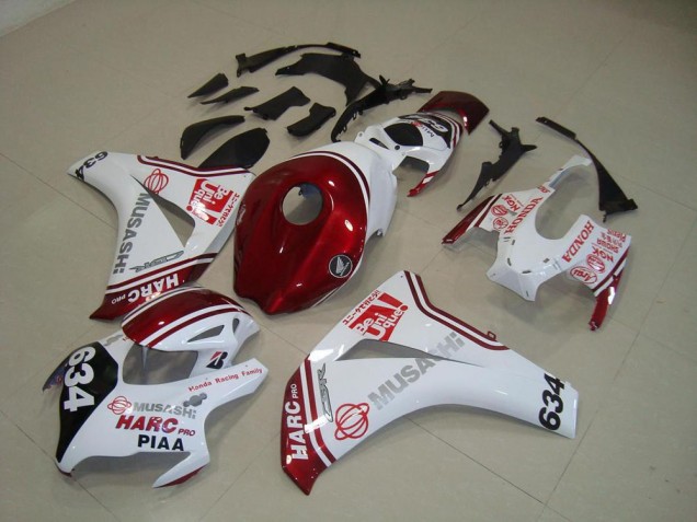 Kits Carenatura Moto Completa CBR 1000 RR 08-11 - Bianco Rosso HARC Pro PIAA 634