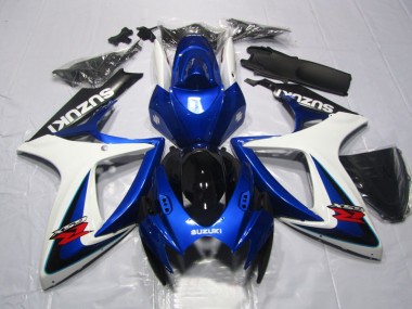 Kits Carenatura Moto Completa GSXR 600 K6 06-07 - Blu Bianco