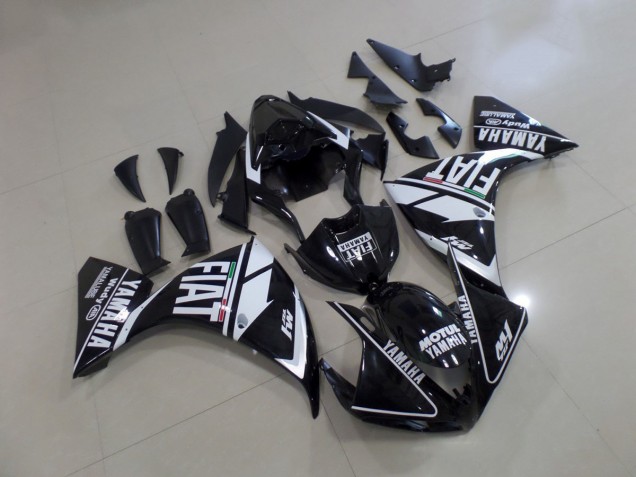 Kits Carenatura Moto Iniezione R1 12-14 - Nero Bianco Fiat