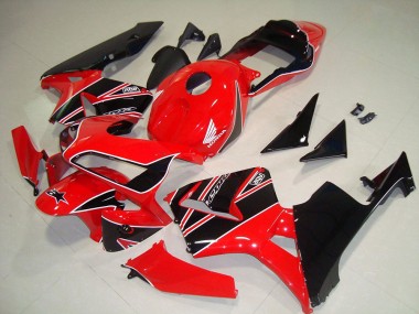 Kits Carenatura Motocicletta Completo ABS CBR 600 RR 03-04 - Rosso Nero