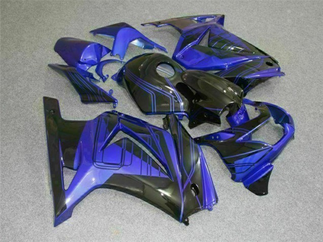 Kits Carenatura Motocicletta Completo ABS EX250 08-12 - Nero Blu