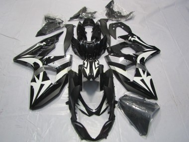 Kits Carenatura Motocicletta Completo ABS GSXR 1000 K9 09-16 - Nero Bianco