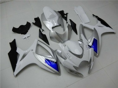 Kits Carenatura Motocicletta Completo ABS GSXR 600 / 750 K6 06-07 - Bianco Blu