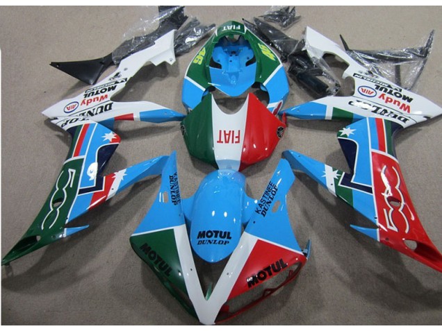 Kits Carene Moto CBR 1000 RR 04-05 - Blu Rosso Verde Motul Kits Carene Moto CBR 1000 RR 04-05 - Blu Rosso Verde Motul