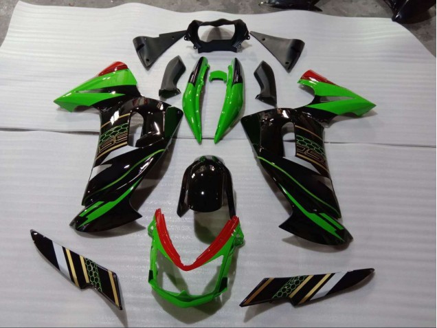 Kits Carene Moto Completa EX650 06-08 - Verde Nero Kits Carene Moto Completa EX650 06-08 - Verde Nero