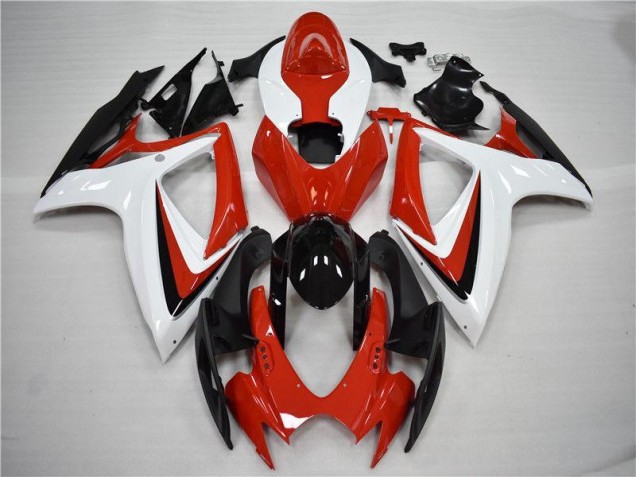 Kits Carene Moto Completa GSXR 600 / 750 K6 06-07 - Rosso Nero Kits Carene Moto Completa GSXR 600 / 750 K6 06-07 - Rosso Nero
