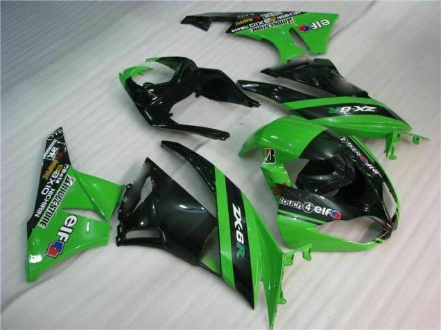 Kits Carene Moto Completa ZX6R 09-12 - Nero Verde Kits Carene Moto Completa ZX6R 09-12 - Nero Verde