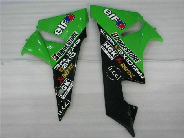 Kits Carene Moto Completa ZX6R 09-12 - Nero Verde Kits Carene Moto Completa ZX6R 09-12 - Nero Verde