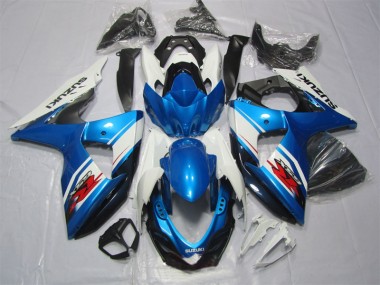 Kits Carene Moto GSXR 1000 K9 09-16 - Blu Bianco