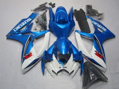 Kits Carene Moto GSXR 600 K6 06-07 - Blu Bianco