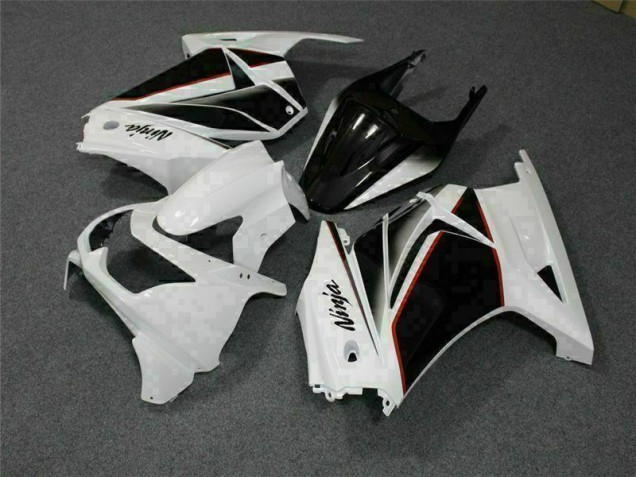 Kits Carene Moto & Plastica Moto EX250 08-12 - Bianco Nero Ninja