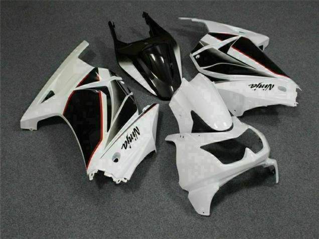 Kits Carene Moto & Plastica Moto EX250 08-12 - Bianco Nero Ninja