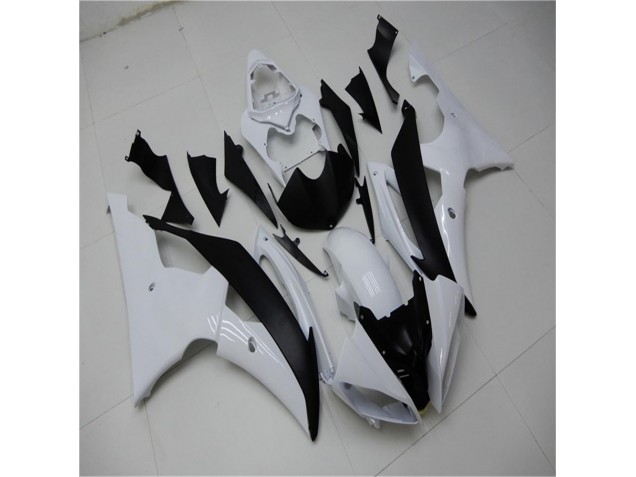 Kits Carene Moto R6 08-16 - Bianco Nero Kits Carene Moto R6 08-16 - Bianco Nero