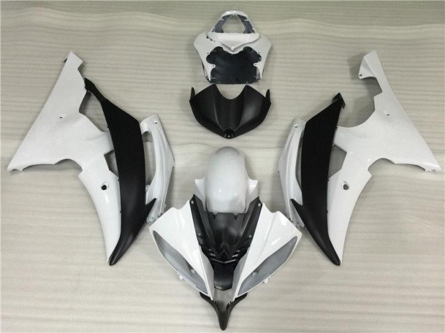 Kits Carene Moto R6 08-16 - Bianco Nero Kits Carene Moto R6 08-16 - Bianco Nero