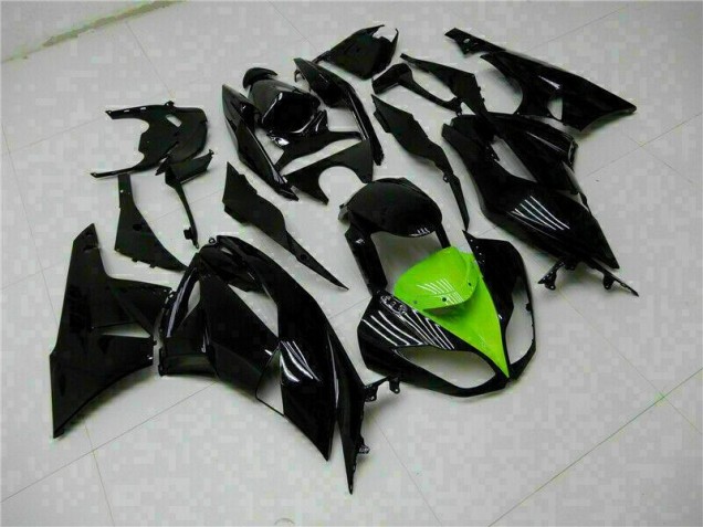 Kits Carene Moto ZX6R 09-12 - Nero Verde Kits Carene Moto ZX6R 09-12 - Nero Verde