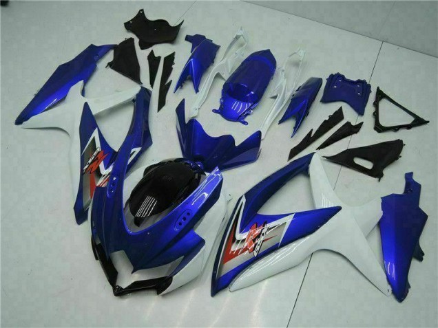Plastica Moto GSXR 600 / 750 K8 08-10 - Blu Bianco Plastica Moto GSXR 600 / 750 K8 08-10 - Blu Bianco