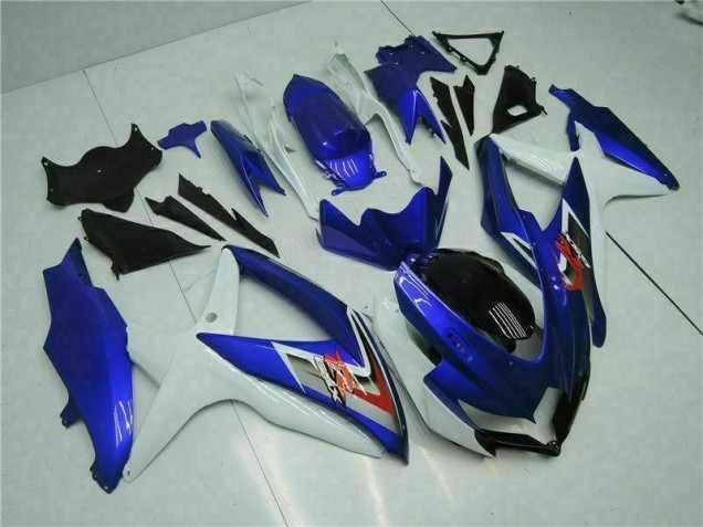 Plastica Moto GSXR 600 / 750 K8 08-10 - Blu Bianco Plastica Moto GSXR 600 / 750 K8 08-10 - Blu Bianco